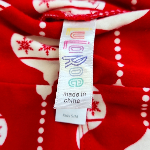 LULAROE Holiday Ornament Leggings S/M - Picture 3 of 4